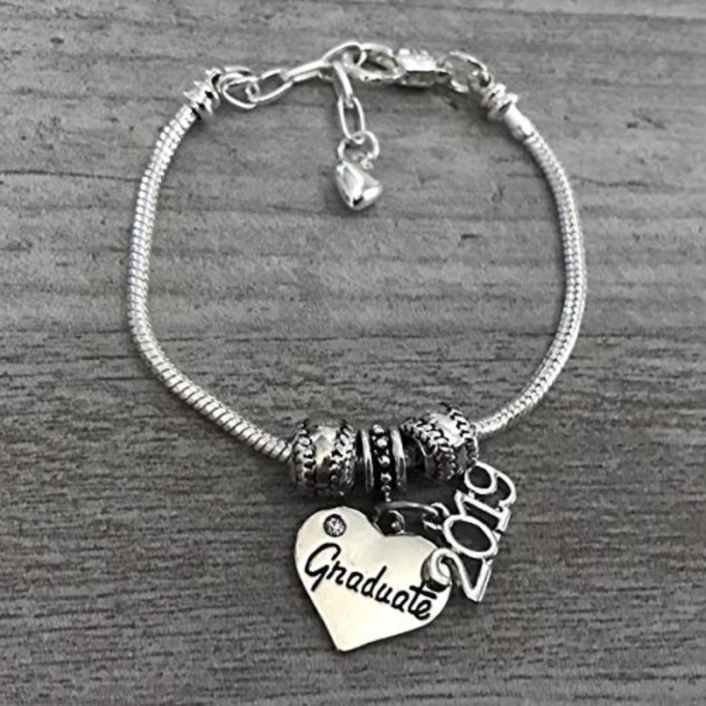 Softball Graduation Charm Bracelet 2019 Graduate
